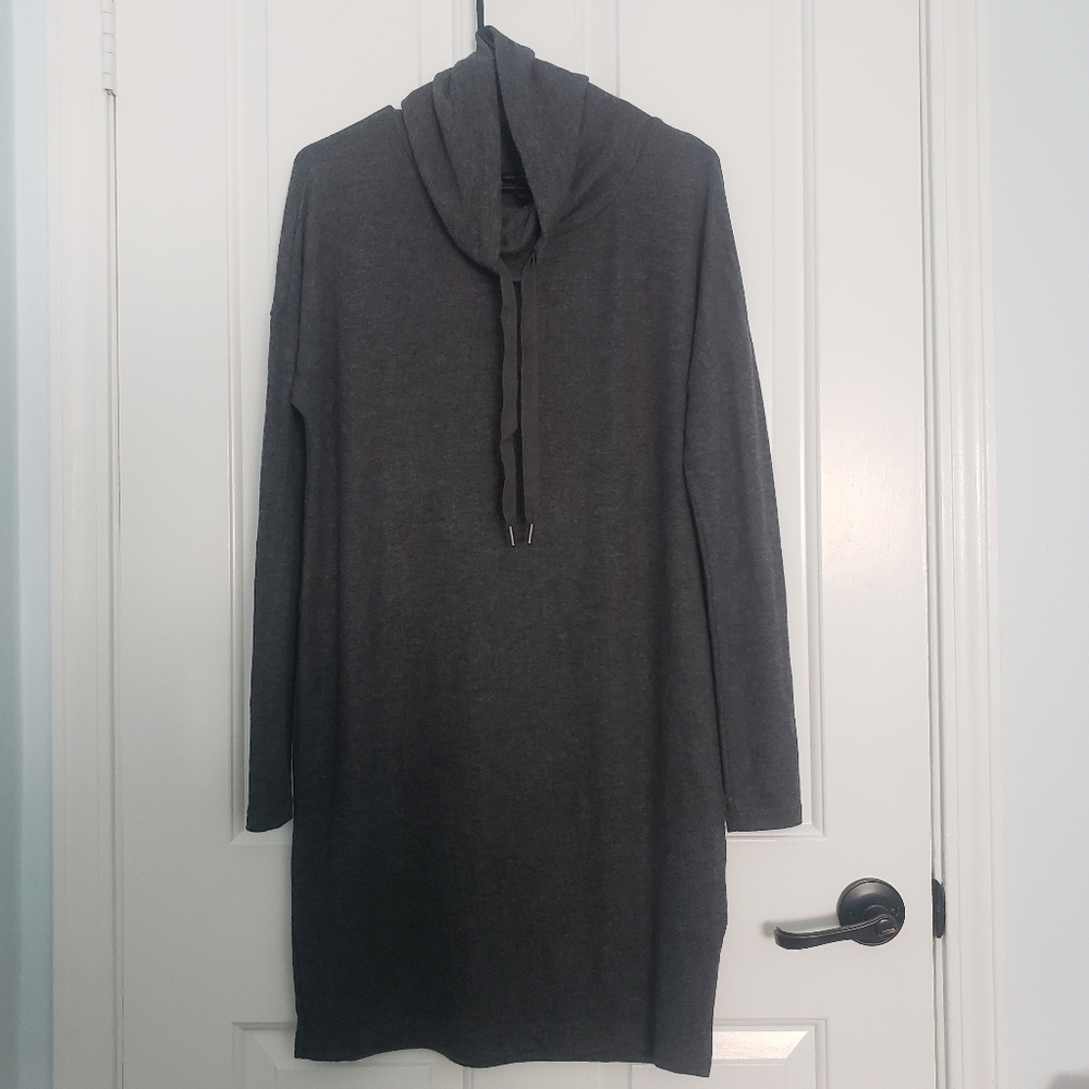 NEW Banana Republic Plush Jersey Funnel Neck Dress